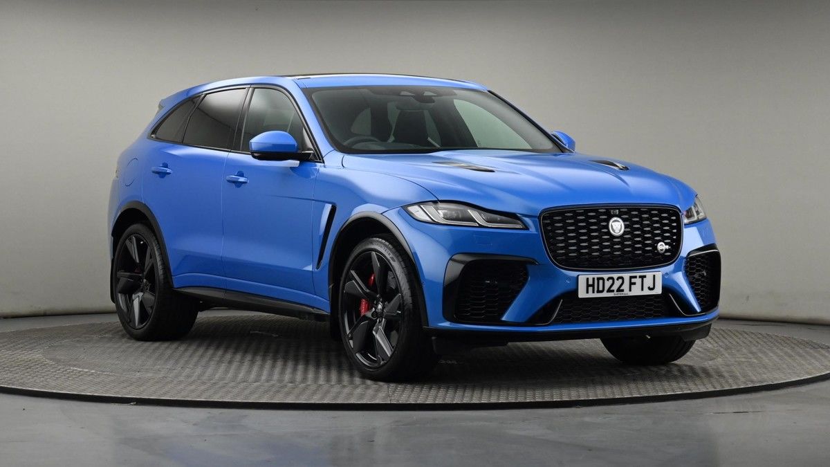 Jaguar F-PACE Sticky Header Image