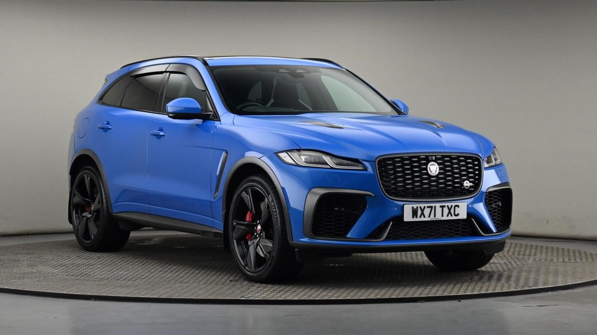 Jaguar F-PACE Sticky Header Image