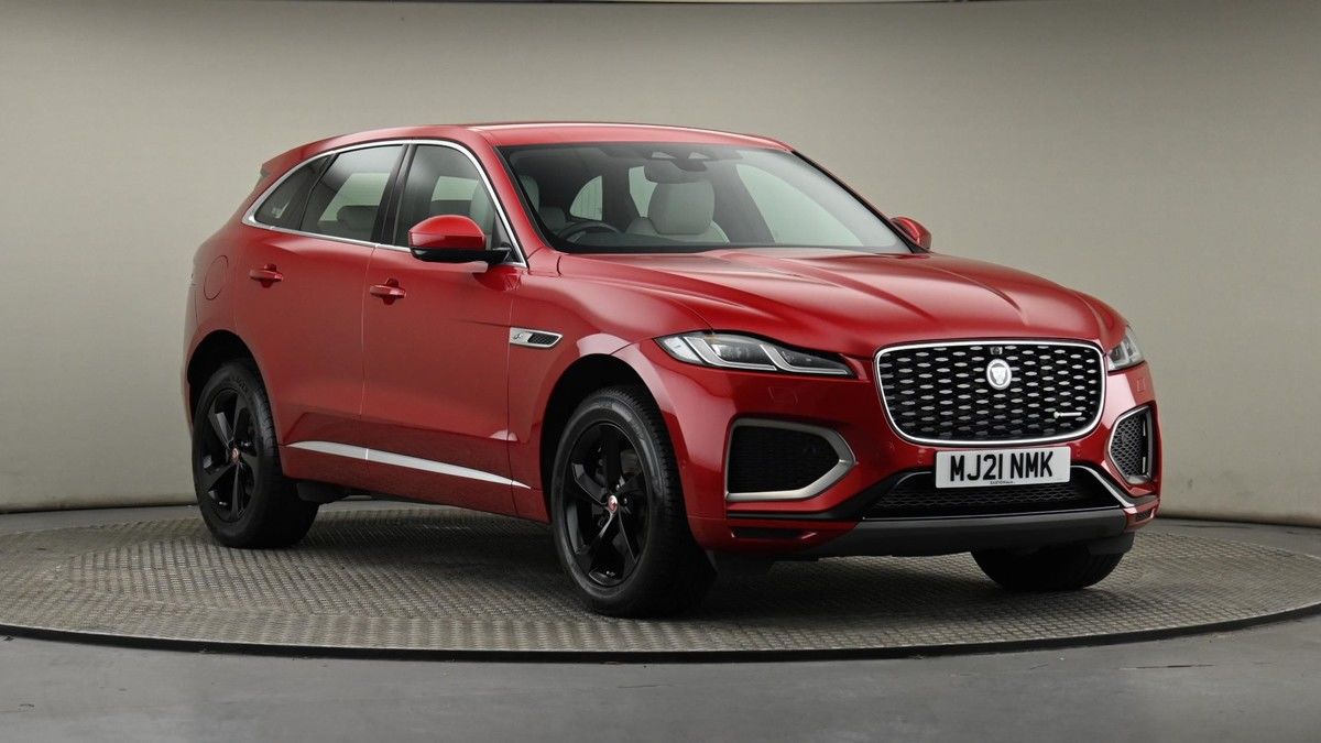 Jaguar F-PACE Sticky Header Image