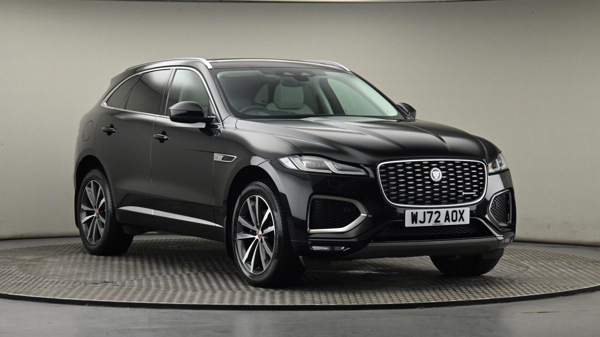 Jaguar F-PACE Sticky Header Image