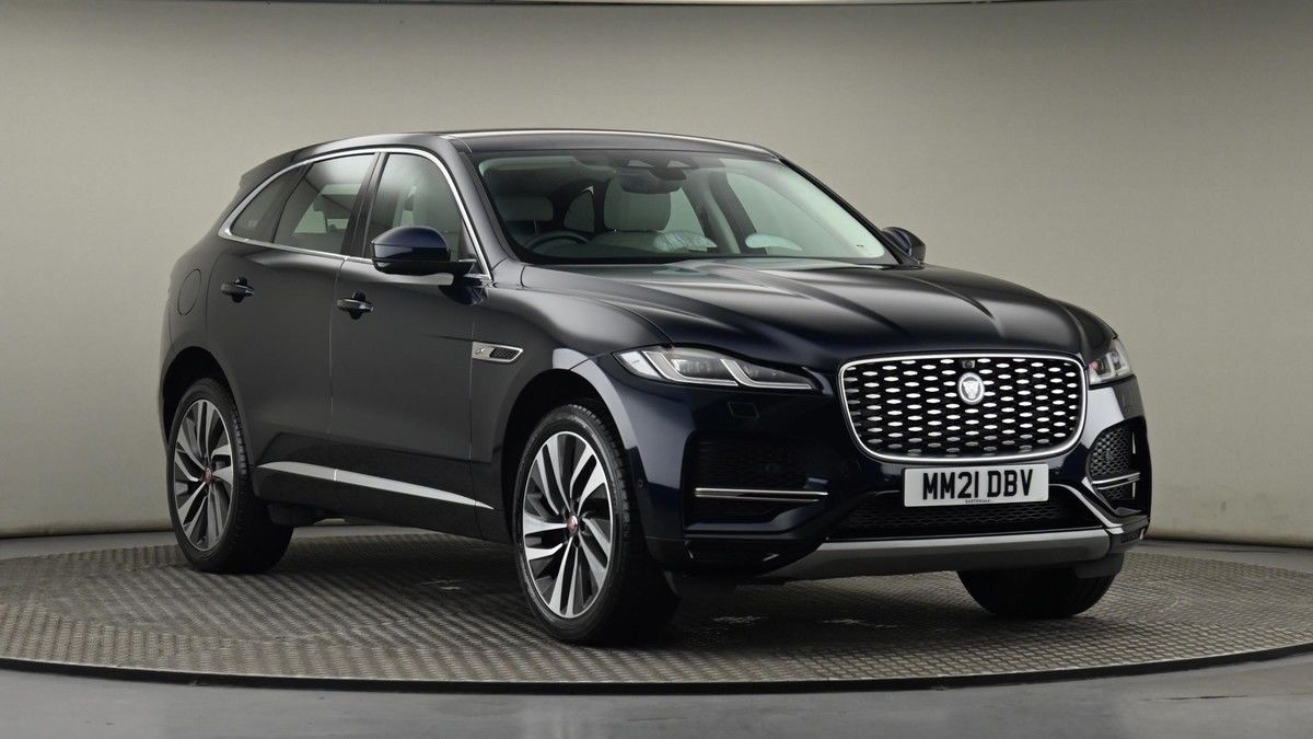 Jaguar F-PACE Sticky Header Image