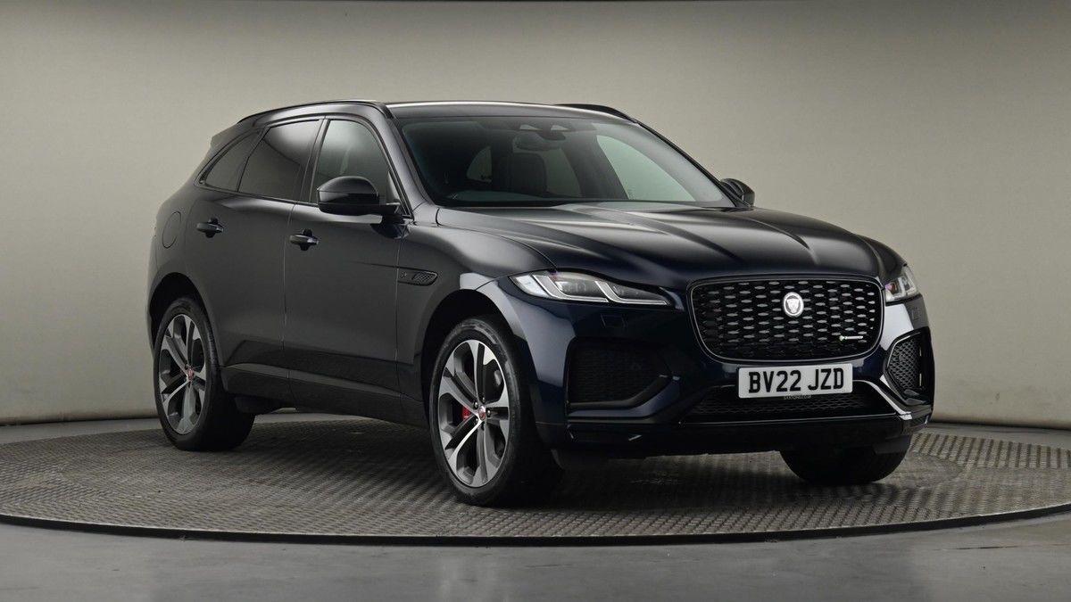 Jaguar F-PACE Sticky Header Image