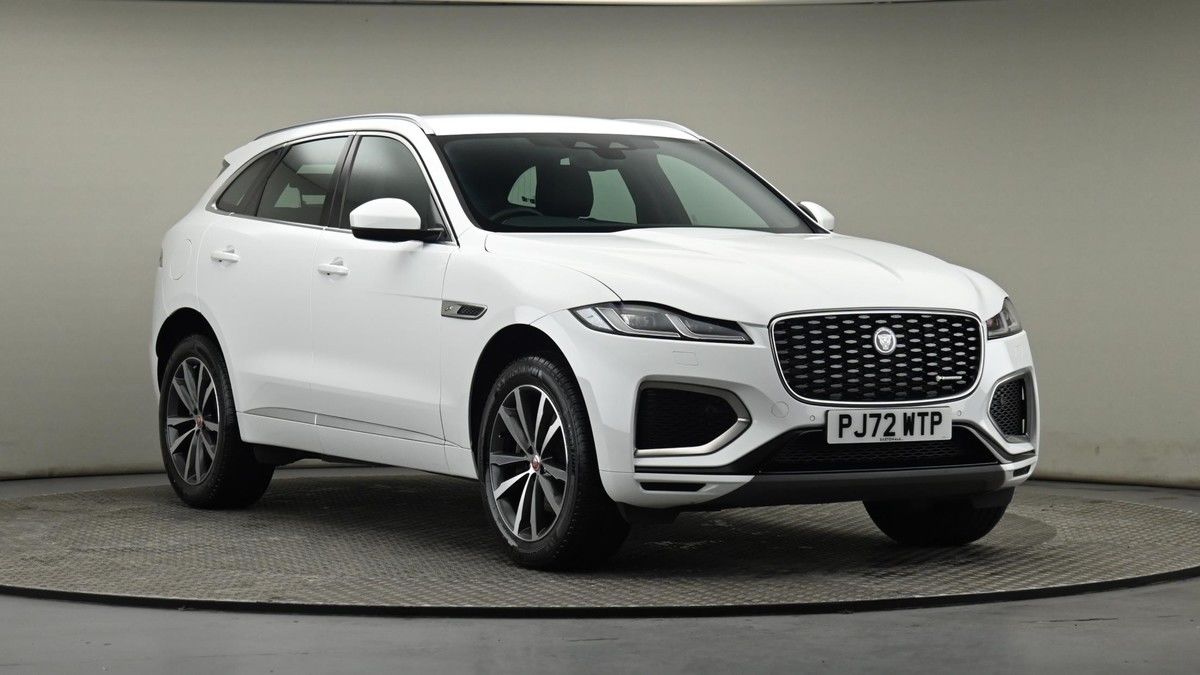 Jaguar F-PACE Sticky Header Image