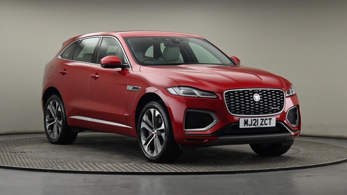 Jaguar F-PACE Sticky Header Image