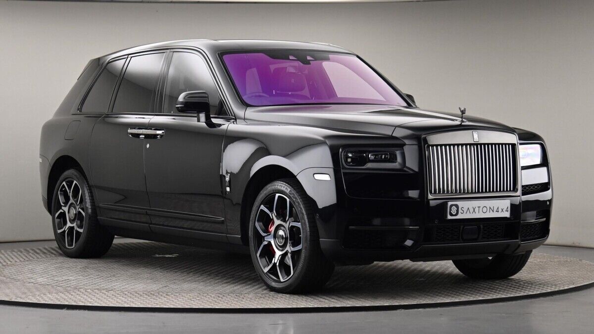 The new RollsRoyce Cullinan Black Diamond in Singapore