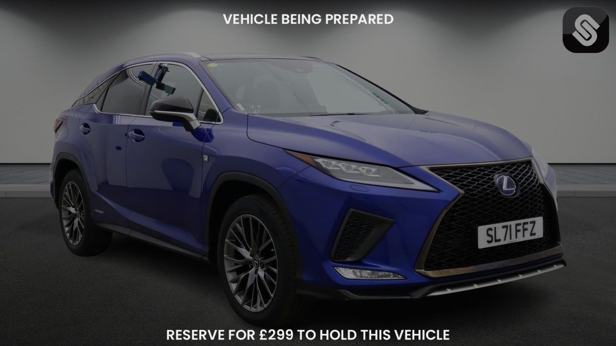 Lexus RX Sticky Header Image