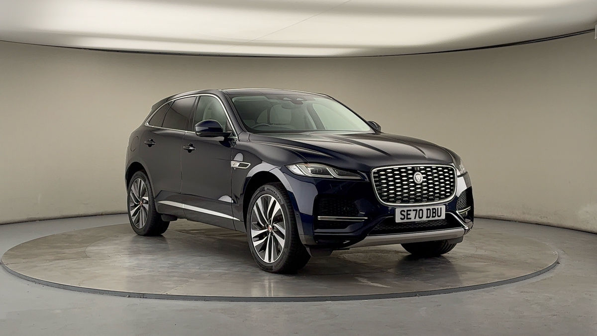 Jaguar F-PACE Sticky Header Image