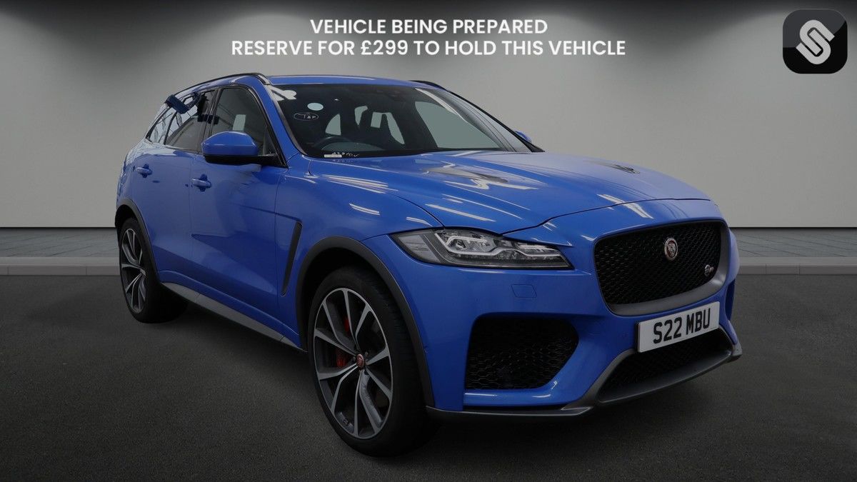 Jaguar F-PACE Sticky Header Image